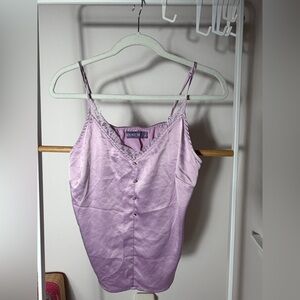 Adore Me Lavender Satin Camisole